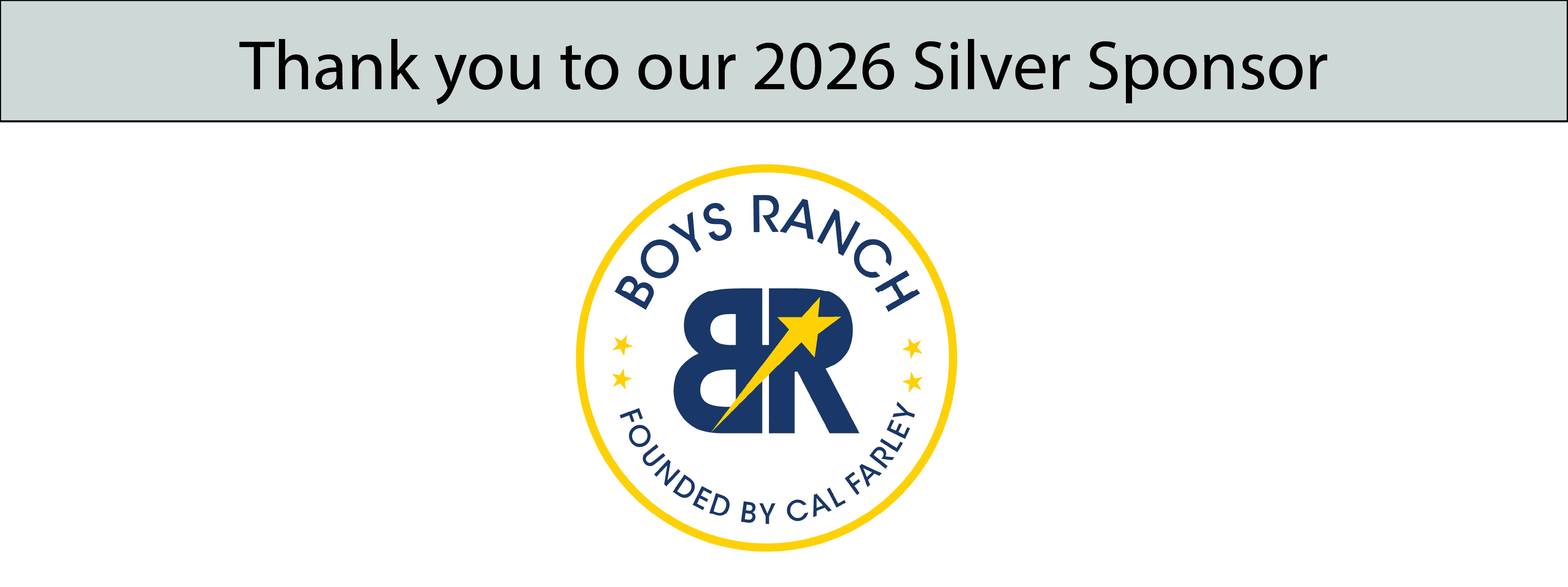 Logo of Cal Farley Boys Ranch, 2026 Silver Sponsor.